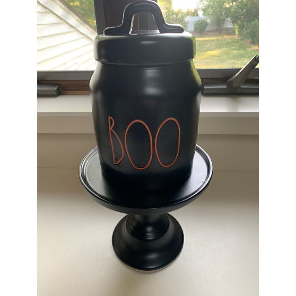 Rae Dunn Black W/Orange Letters
Baby BOO Canister